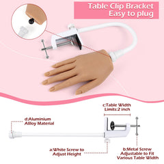 Support-table reglable LionVision stabilisant la position pendant la pratique.