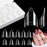 LIONVISON embouts ongles stilettos courts, application rapide pour une manucure nette et élégante.
