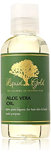 Liquid Gold Inc huile d'aloé vera pure dans flacon premium pour soins quotidiens