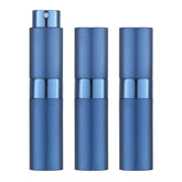 LISAPACK atomisateur 8ml, bouteille parfum bleu, pratique en voyage et sans fuite.