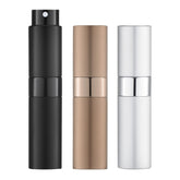 LISAPACK atomiseur 8 ml noir, compagnon de voyage discret et sans fuite.