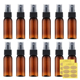 Bouteille ambrée LISAPACK 30 ml avec pulvérisation fin, idéale en voyage.