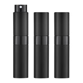 LISAPACK ensemble 3 flacons 8ml noir, pratique pour voyager avec vos parfums.
