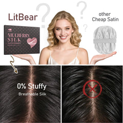 LitBear bonnet surface lisse réduit friction et frisottis.