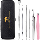 LitBear ensemble d'outils extracteurs noirs pour une extraction ciblée des comédons.