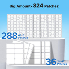 Patch LitBear 14mm : grande couverture pour zones plus étendues.