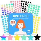 Patch LitBear acne etoile – couleurs variées pour camouflage discret et usage quotidien.