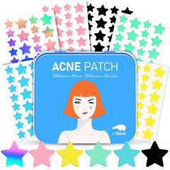 LitBear patch bouton etoile 8mm: absorption efficace sur la zone concernée.