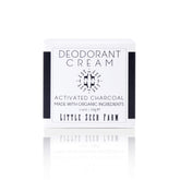 Little Seed Farm déodorant crème au charbon actif, bocal — fraîcheur naturelle.
