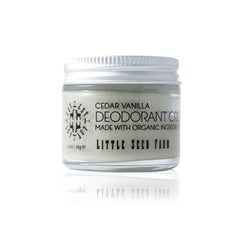 Little Seed Farm Déodorant Crème Cedar Vanilla, texture soyeuse qui glisse facilement sur la peau.