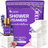 LIUCED bombes-douche lavande-rose, 14 pièces, offre une expérience spa à domicile.