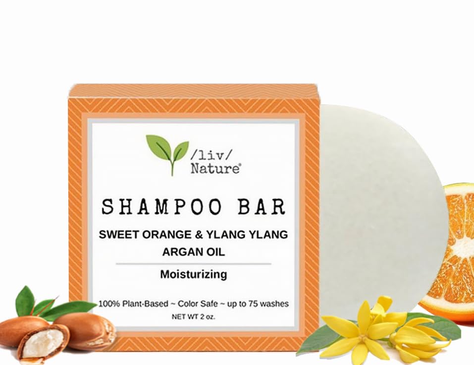 /liv/ Nature barre-shampoing huile-argan: cheveux nourris et brillants.