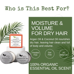 Fragrance orange et ylang-ylang avec argan — parfum aromatique pour cheveux propres et frais.