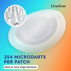 Pansement hyaluronique LivaClean, soin hydratant visage.