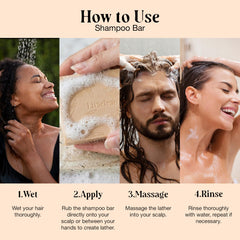 LivaClean spirulina–matcha ingredients close-up for nourishing hair care.