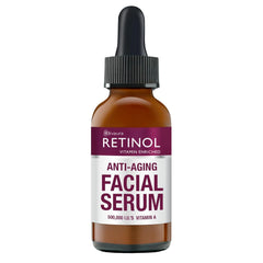 Sérum Rétinol LIVAURA dans une bouteille pompe, texture légère pour routine quotidienne.