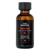 Live Bearded huile barbe cèdre : hydratation profonde et parfum boisé.