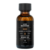 Live Bearded huile de barbe 30 ml: bouteille prête à hydrater barbe et peau.