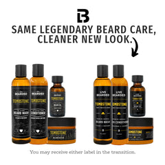 Live Bearded kit entretien barbe complet – conditionneur barbe pour douceur et démêlage.