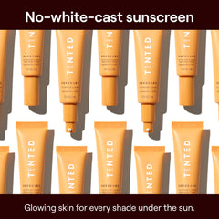 Hueguard sans effet blanc pour un teint naturel et lumineux.