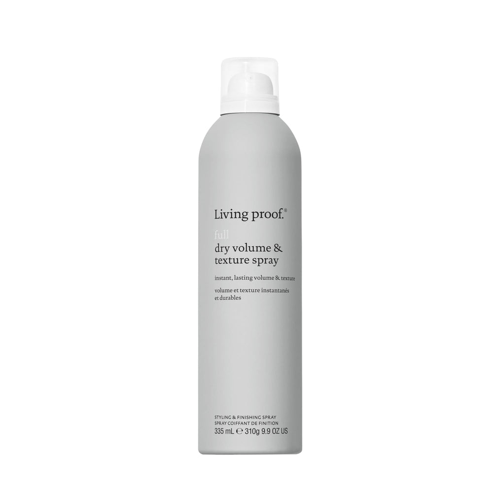 Living Proof Full Dry Volume & Texture Spray, flacon concentré pour texture et volume durable.