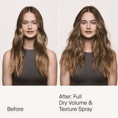 Living Proof Full Dry Volume & Texture Spray, application précise et prise en main sans glisse.