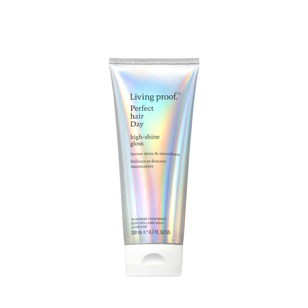 Living Proof Gloss sur la bouteille, éclat immédiat pour tous types de cheveux.