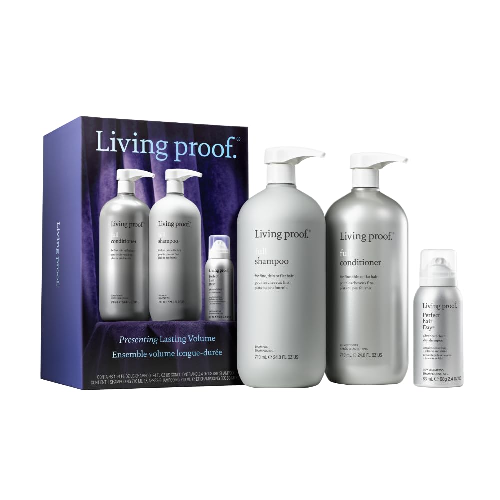 Kit Living Proof Volume Fêtes avec shampoing et après-shampoing pour volume durable