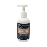 Lotion magnésium Living the Good Life Naturally, flacon élégant pour peau sensible.