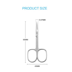 Ciseaux LIVINGO multi‑usage pour cuticule et ongles en inox.