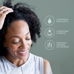LivSo Shampoing sans sulfates, nettoyage en douceur sans dessèchement.