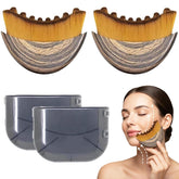 La brosse lymphatique Liwraa suit les contours du visage pour un drainage ciblé et relaxant.