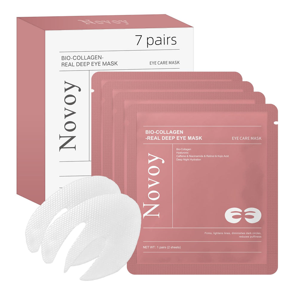 Patchs Novoy LLVYUO dans une boîte, pour un regard plus frais.