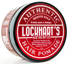 Lockhart's Goon Grease – pot santal-vetiver, tenue moyenne et brillance naturelle.