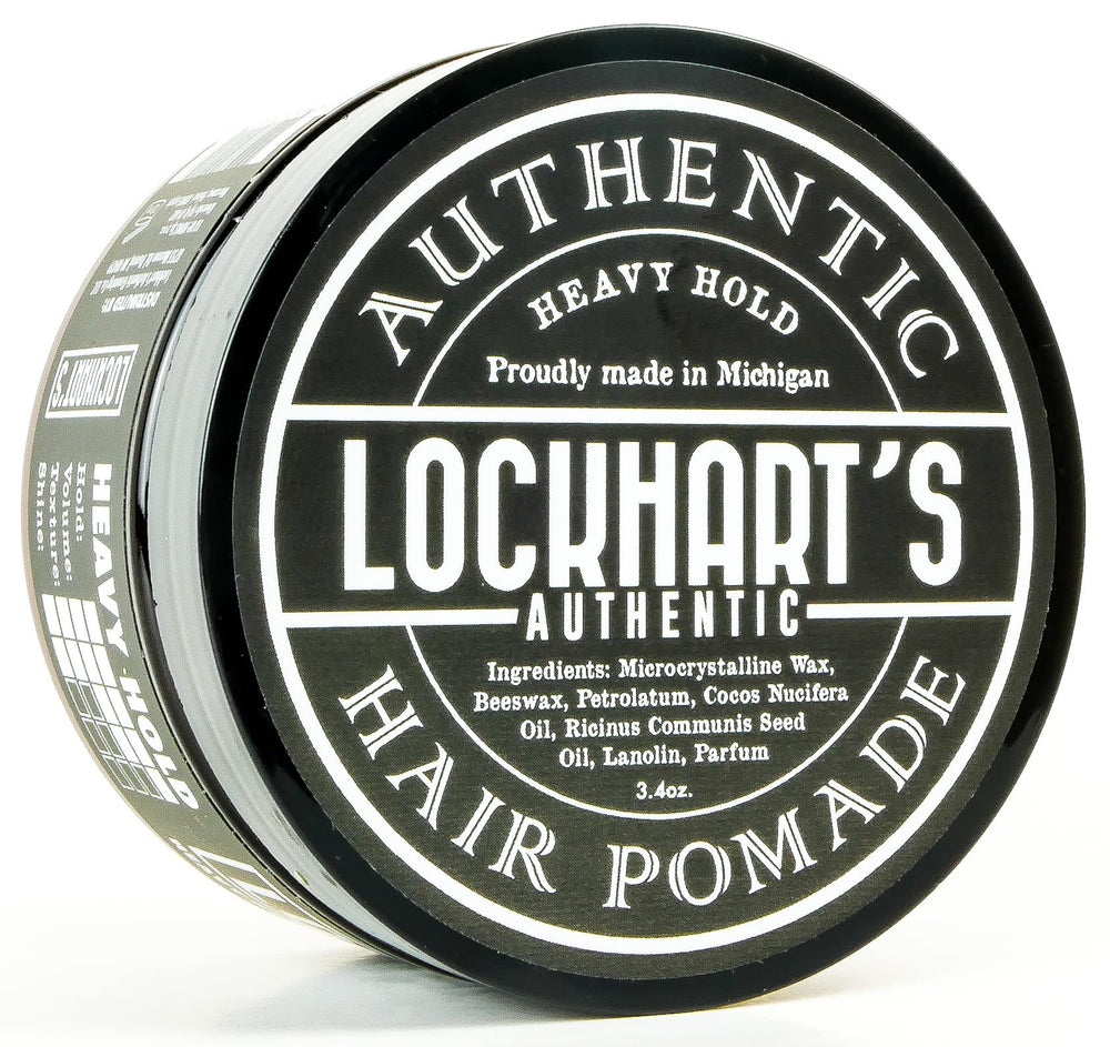 Lockhart's Heavy Hold: pot de pomade pour coiffures volumineuses.