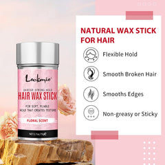Lockmio stick cire cheveux 2-7oz pour retouches discrètes.