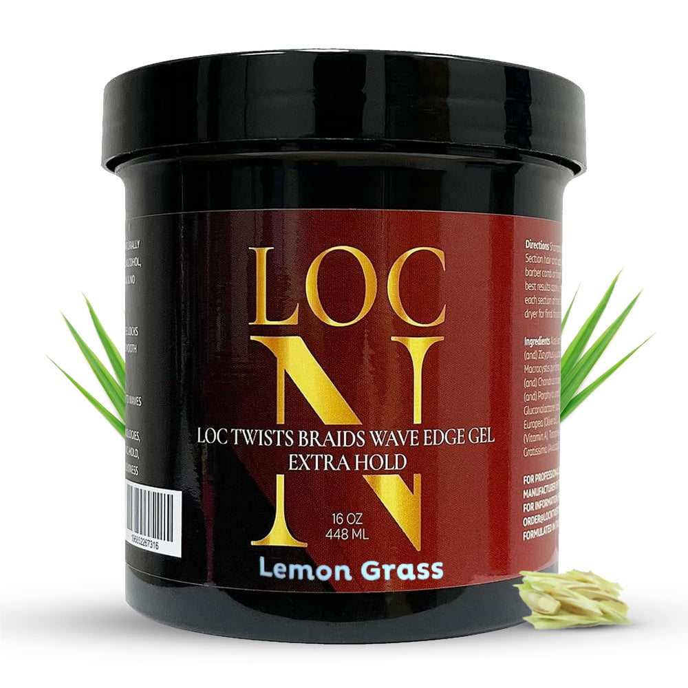LOCN Hair gel — bouteille vue de face, mise en forme rapide.