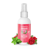 Locsanity eau de rose et menthe, brume hydratante pour locs, prêt à l’emploi.