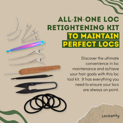 Locsanity outil locs retraitement précis: accélère les retouches sur toutes tailles de locs.