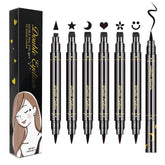 LOKFAR eyeliner double-tête triangle pour un trait net et précis