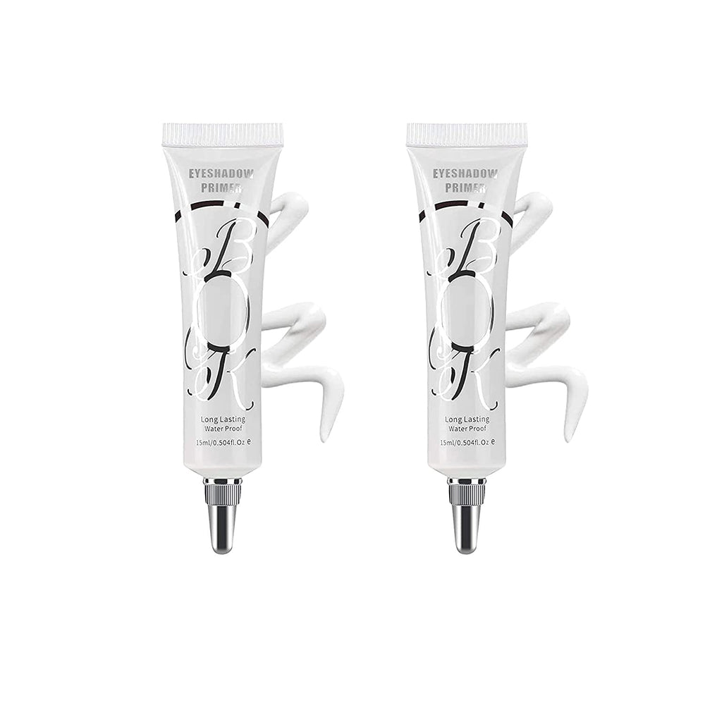 LOKFAR primer ombres matte blanc, 2-pack, base durable prête à l’emploi