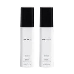 Lolavie Démêlant brillant, bouteille prête, démêle rapidement et apporte une douceur satinée.