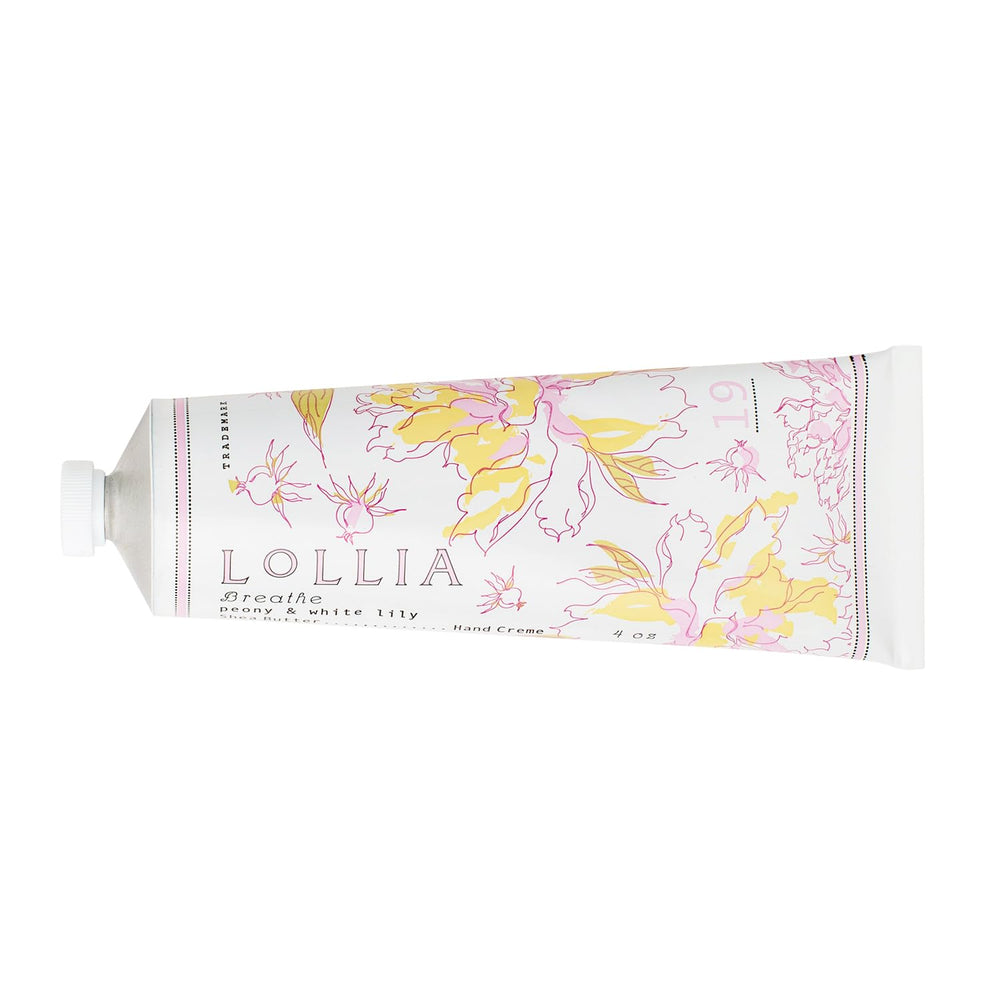 LOLLIA Breath crème mains parfum pivoine et lis blanc pour une hydratation délicate