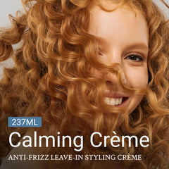LOMA Calming Crème: texture crème douce qui démêle et dompte les frisottis.