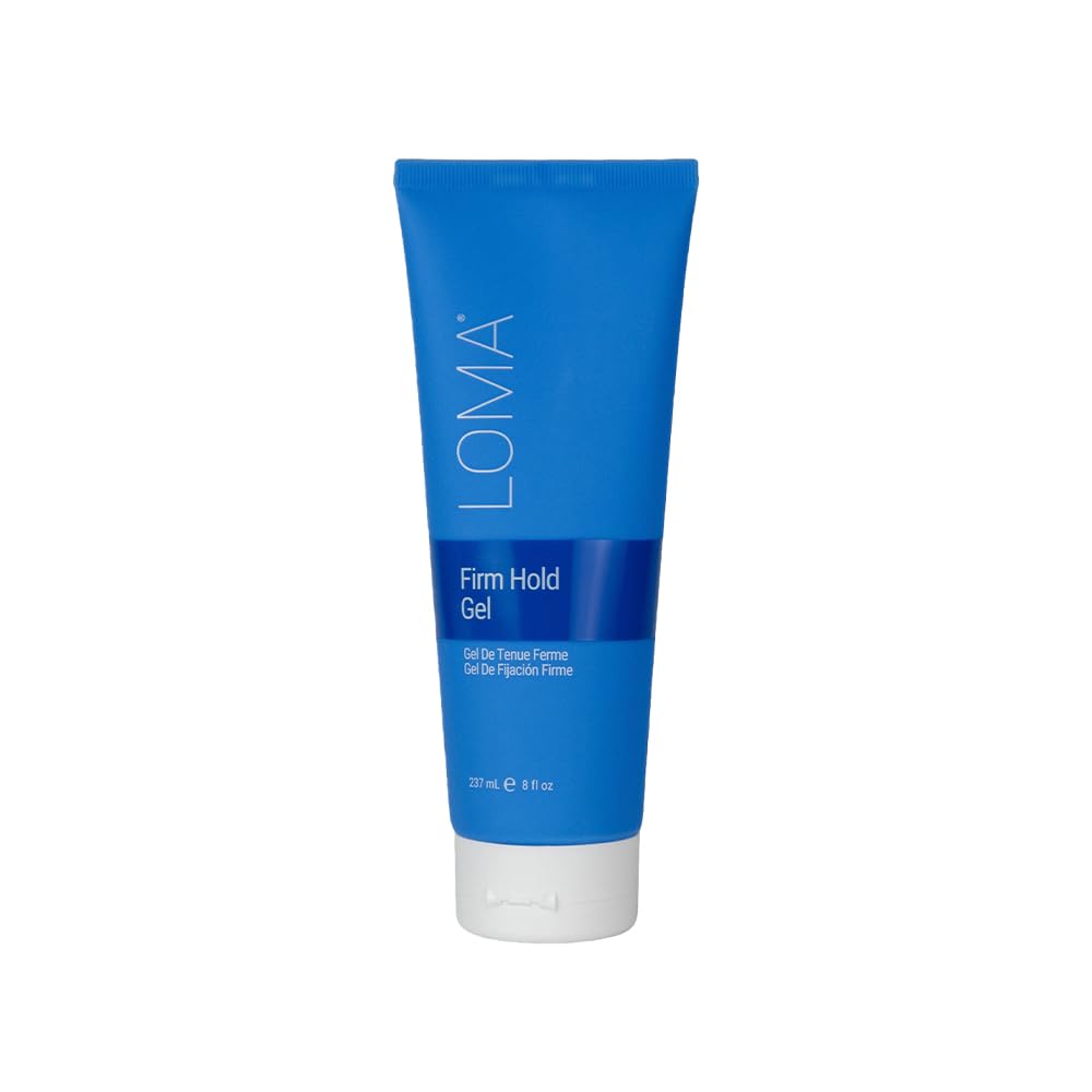 Gel Loma sur la bouteille, tenue ferme durable pour cheveux.