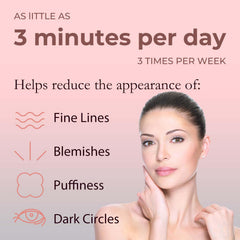Londxin massage facial ergonomique 90 degrés pour un confort optimal