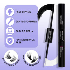 Différentes longueurs de clusters pour des styles variés chez Wendy Lashes