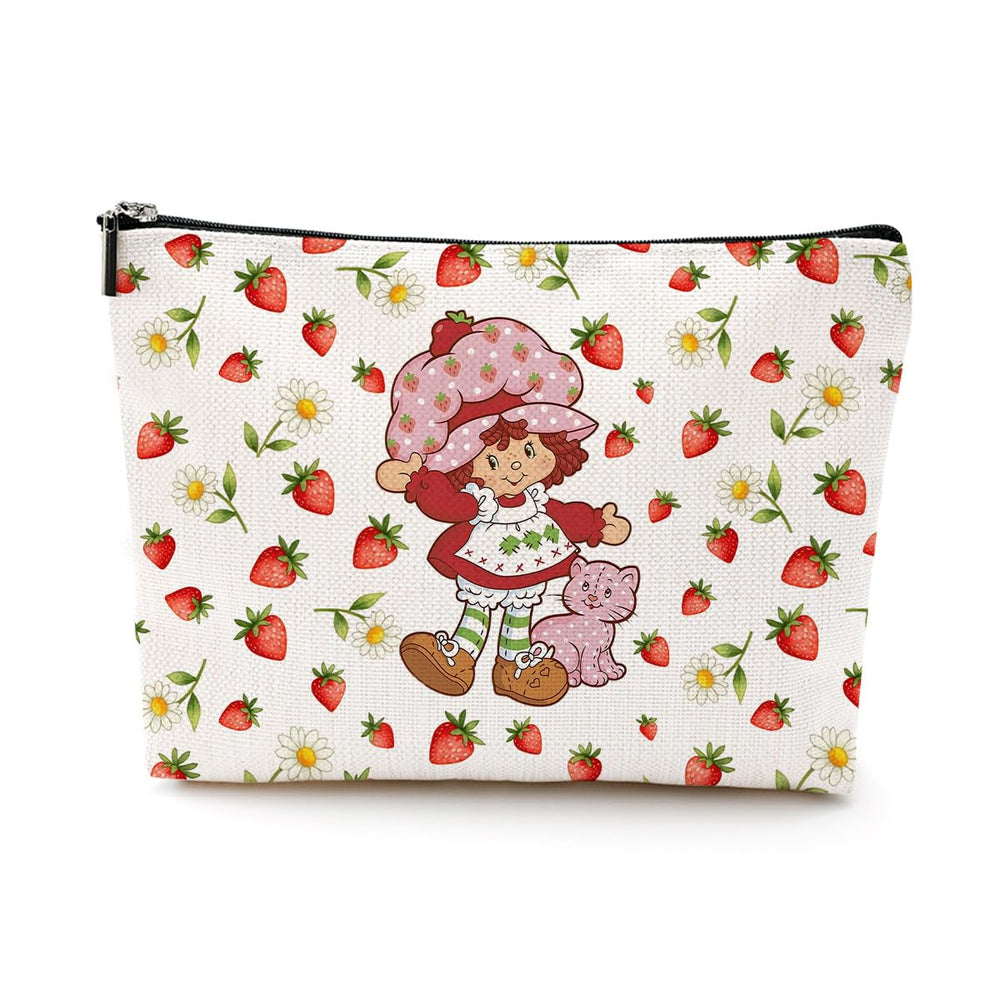 Sac LONGXIN fraise ouvert, organisation pratique pour le voyage.