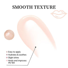 Application précise via embout angle Loobexery baume lèvres.