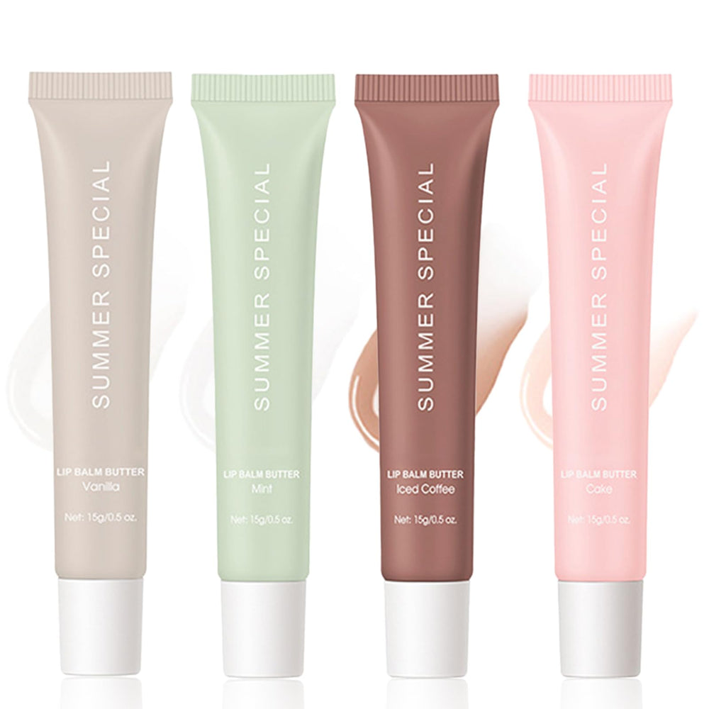 Baume lèvres Loobexery ensemble 4 pièces pour l'été.